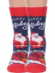 Комплект из 2 пар детских носков Брестские (БЧК), 2-20С3079, рис. 8010, ТЕМНО-СИНИЕ МЕЛАНЖ