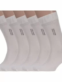 Комплект из 5 пар мужских бамбуковых носков ХОХ, 5-X-1111, БЕЖЕВЫЕ