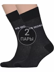Комплект из 2 пар мужских носков MSCLUB №М26, 2-nm-291, "NO SIGNAL"
