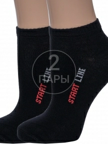 Комплект из 2 пар детских носков VASILINA ЧЕРНЫЕ (2-6С2308)