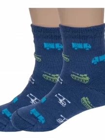 Комплект из 2 пар детских носков Альтаир, 2-А56, ДЖИНС