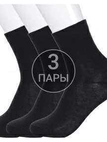 Комплект из 3 пар детских носков Conte kids, 3-5С-11СП, рис. 000, ЧЕРНЫЕ