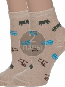Комплект из 2 пар детских носков Альтаир БЕЖЕВЫЕ (2-А56)