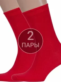 Комплект из 2 пар носков унисекс ХОХ КРАСНЫЕ (2-X-3R15)
