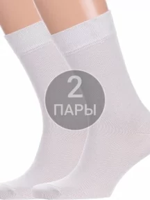 Комплект из 2 пар мужских носков GRAND LINE, 2-М-150, СВЕТЛО-СЕРЫЕ