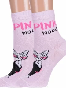 Комплект из 2 пар женских носков Брестские (БЧК), 2-20С1133, рис. 586, БЛЕДНО-ЛАВАНДОВЫЕ