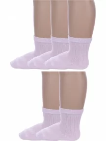Комплект из 5 пар детских носков Альтаир, 5-М20, СВЕТЛО-РОЗОВЫЕ