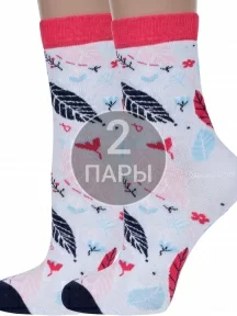 Комплект из 2 пар детских носков 