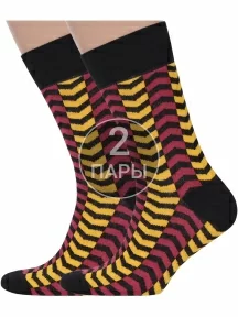 Комплект из 2 пар мужских носков MSCLUB №М40, 2-nm-437, МИЛЬТИКОЛОР