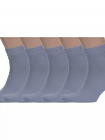 Комплект из 5 пар мужских носков ХОХ, 5-X-1125, СЕРЫЕ