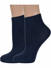 Комплект из 2 пар детских носков ХОХ, 2-d-1229, ТЕМНО-СИНИЕ