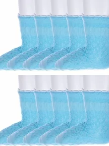 Комплект из 10 пар детских носков Носкофф (АЛСУ), 10-ЛС58, СВЕТЛО-БИРЮЗОВЫЕ рис.1