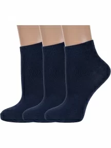 Комплект из 3 пар детских носков ХОХ, 3-d-1229, ТЕМНО-СИНИЕ