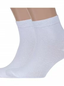 Комплект из 2 пар мужских носков Брестские (БЧК), 2-14С2124, рис. 000, БЕЛЫЕ