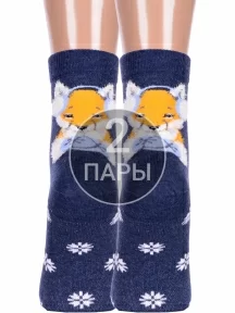 Комплект из 2 пар женских носков Брестские (БЧК), 2-20С1133, рис. 453, ТЕМНО-СИНИЕ МЕЛАНЖ