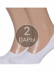 Комплект из 2 пар мужских подследников RuSocks (Орудьевский трикотаж) БЕЛЫЕ (2-М-1220)