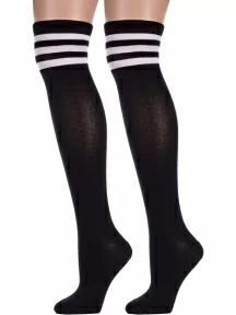 Комплект из 2 пар детских гольфин Альтаир, 2-М98, ЧЕРНЫЕ