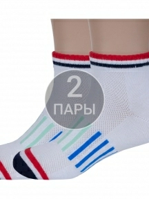 Комплект из 2 пар детских носков ХОХ, 2-SPD-15, БЕЛЫЕ