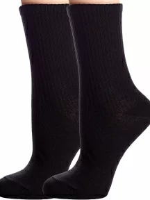 Комплект из 2 пар детских спортивных носков Conte kids, 2-20С-167СП, рис. 000, ЧЕРНЫЕ