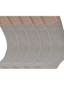 Комплект из 5 пар мужских носков Брестские (БЧК) из 100% хлопка, 5-14С2220, рис. 055, ПЕСОЧНЫЕ