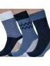 Комплект из 3 пар мужских носков MSCLUB №М46, msk3-М46, микс 5