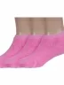 Комплект из 3 пар детских махровых носков ХОХ, 3-DZ-3R18, ТЕМНО-РОЗОВЫЕ