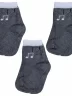 Комплект из 3 пар детских носков RuSocks (Орудьевский трикотаж) рис. 03, ТЕМНО-СЕРЫЕ (3-Д3-13790)