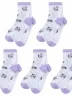 Комплект из 5 пар детских носков LORENZLine, 5-Л98, СИРЕНЕВЫЕ