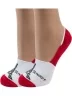 Комплект из 2 пар женских носков ХОХ FANTASY, 2-SF-6, БЕЛО-КРАСНЫЕ