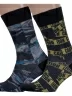 Комплект из 2 пар мужских носков DiWaRi, 2-20С-202СП, микс 4