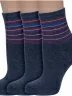 Комплект из 3 пар женских носков Альтаир, 3-С46, ДЖИНС
