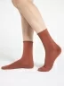 Женские носки с медицинской резинкой Oemen, FD-5, КИРПИЧНЫЕ