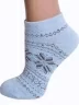 Женские носки из полушерсти Grinston socks (PINGONS), 17D4, ГОЛУБЫЕ