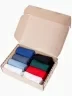 Набор женских носков без резинки из мерсеризованного хлопка, 8 пар (ТМ Grinston socks), PG-15D22-8, микс 2