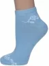 Женские носки VASILINA, 1С3202, ГОЛУБЫЕ