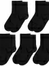 Комплект из 5 пар детских носков LORENZLine, 5-Л33, ЧЕРНЫЕ