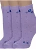 Комплект из 3 пар женских носков Альтаир, 3-С47, СИРЕНЕВЫЕ
