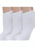 Комплект из 3 пар женских бамбуковых носков ХОХ, 3-G-1125, БЕЛЫЕ