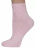 Женские носки без резинки ХОХ, G-1406, РОЗОВЫЙ МЕЛАНЖ