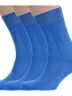 Комплект из 3 пар мужских носков RuSocks (Орудьевский трикотаж) из 100% хлопка, 3-М3-11001, рис. 03, ТЕМНО-ГОЛУБЫЕ