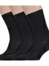 Комплект из 3 пар носков с анатомической резинкой Альтаир, 3-С198, ЧЕРНЫЕ