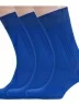 Комплект из 3 пар мужских носков RuSocks (Орудьевский трикотаж) из 100% хлопка, 3-М3-11001, рис. 03, ВАСИЛЬКОВЫЕ