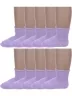 Комплект из 10 пар детских носков Альтаир, 10-С63, СИРЕНЕВЫЕ