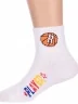 Детские спортивные носки Hobby Line, Ндх4520-05, БЕЛЫЕ