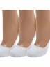 Комплект из 3 пар женских подследников ХОХ, 3-SG-1301, БЕЛЫЕ