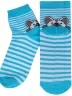 Детские носки VASILINA, 0С2342, БИРЮЗОВО-БЕЛЫЕ