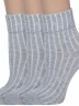 Комплект из 3 пар детских носков Akos, 3-ВК41000-1, СВЕТЛО-СЕРЫЕ МЕЛАНЖ