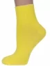 Женские носки без резинки ХОХ, G-1406, ЖЕЛТЫЕ