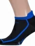 Мужские спортивные носки с махровыми пяткой и мыском ХОХ, SPM-10, ЧЕРНО-СИНИЕ