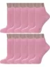 Комплект из 10 пар женских носков Альтаир, 10-А61, РОЗОВЫЕ